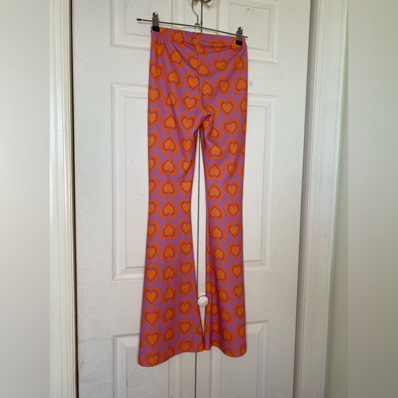 Vintage Supply Heart Bellbottom Pants - Picture 4 of 4